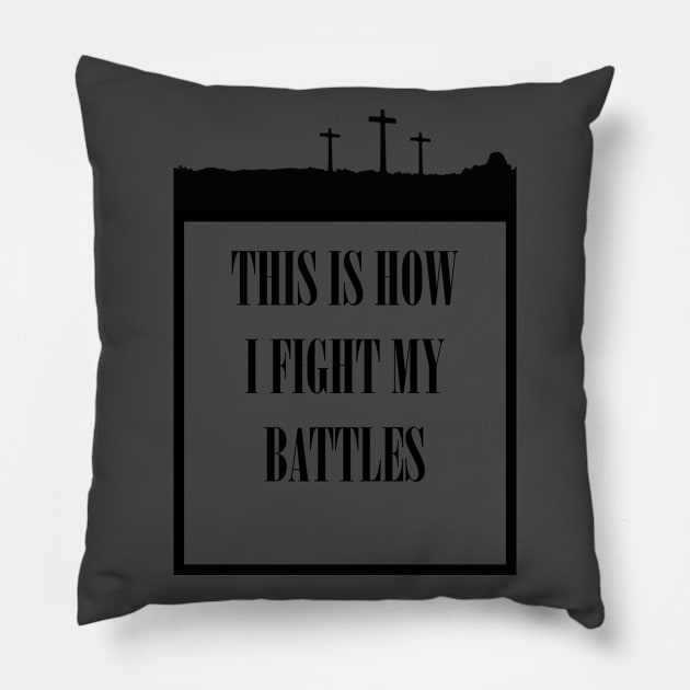 Religious - Cross Pillow by TaylorDavidDesigns