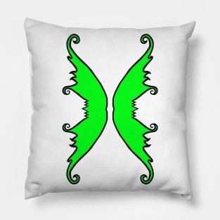 Fairy Wings Green Pillow