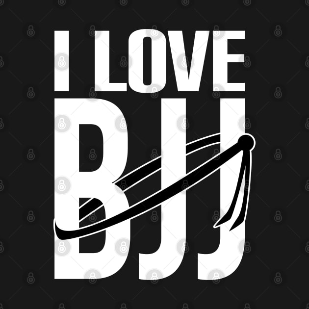 I love bjj - brazilian jiu jitsu black belt by fighterswin