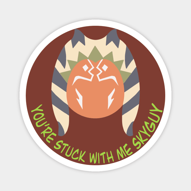 Ahsoka Tano Magnet by Kale's Art