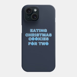 Eating Christmas Cookies For Two Phone Case