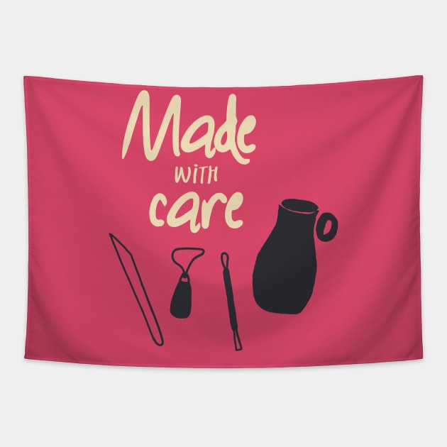 Ceramics made with care Tapestry by Teequeque