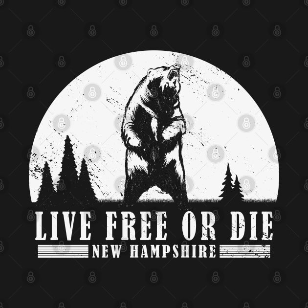 Live Free Or Die New Hampshire by Tom´s TeeStore