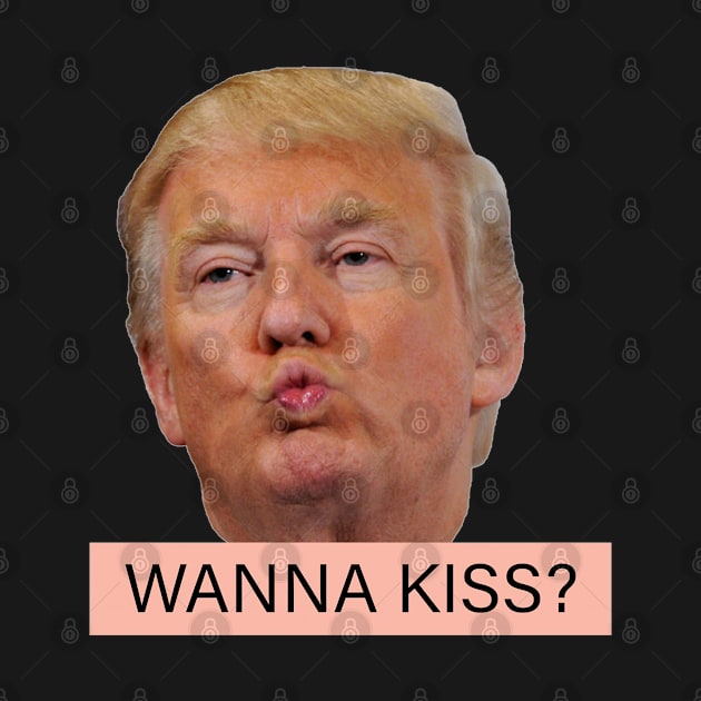 Donald Trump wanna kiss funny by MoondesignA