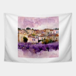 Provence watercolor Tapestry