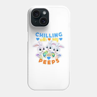 Chilling with my peeps Phone Case