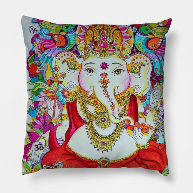 Ganesha Pillow by CATS ART