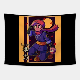 Retro Vaporwave 80s anime aesthetic Tapestry