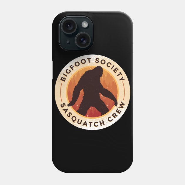 Bigfoot Society Sasquatch Crew Phone Case by madeinchorley