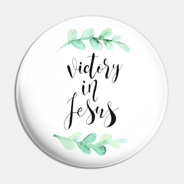 Victory in Jesus Pin by tangerinetane