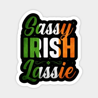 Sassy Irish Lassie Magnet