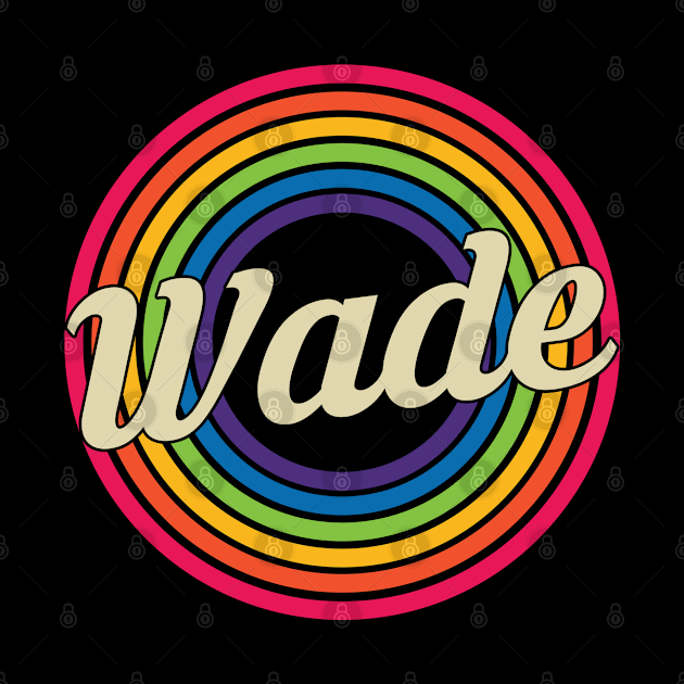 Wade - Retro Rainbow Style by MaydenArt