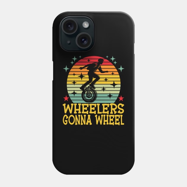 Vintage Electric Unicycle Tee For EUC Lovers Cute Monowheel Phone Case by hello world