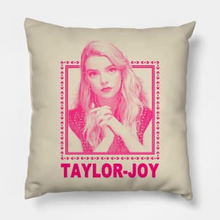 Anya Taylor Joy Vintage Retro Style Pillow