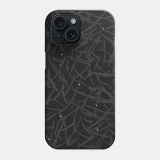 Falling Lines (Black Edition) Phone Case