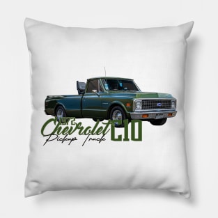 1972 Chevrolet C10 Pickup Truck Pillow