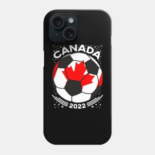 Canada Flag Soccer Football Team Phone Case