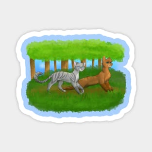 Walk in the woods Magnet