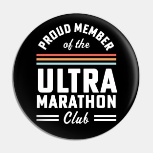 Proud Member of the Ultra Marathon Club First Ultra Marathon Pin