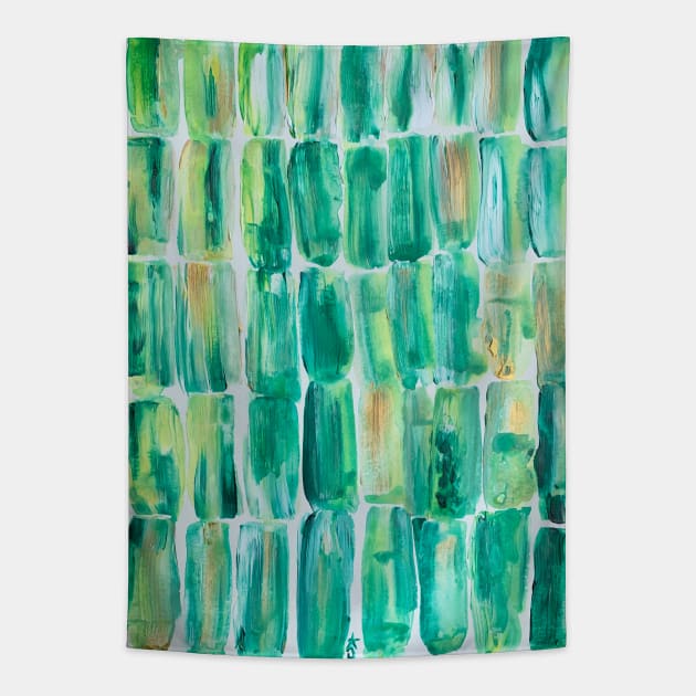 Green Pastures, Sugarcane Tapestry by ANoelleJay