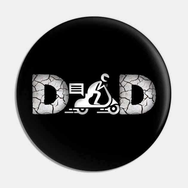 Dad Delivery Costume Gift Pin by Ohooha