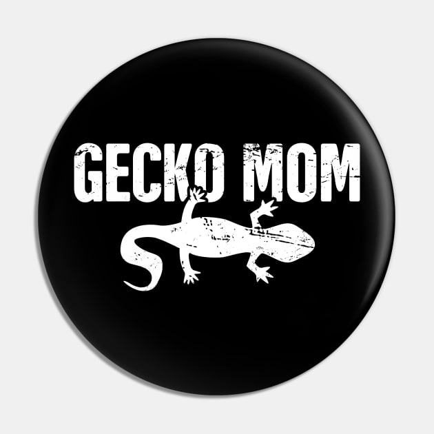 Gecko Mom | Leopard Gecko Graphic Pin by MeatMan