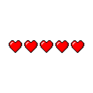 pixel hearts T-Shirt