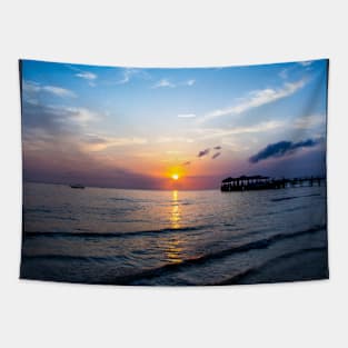 Island dawn Tapestry