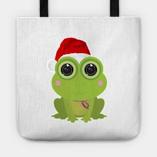 Christmas Frog Tote