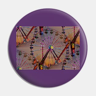 Sunsets over the Ferris Wheel Pin