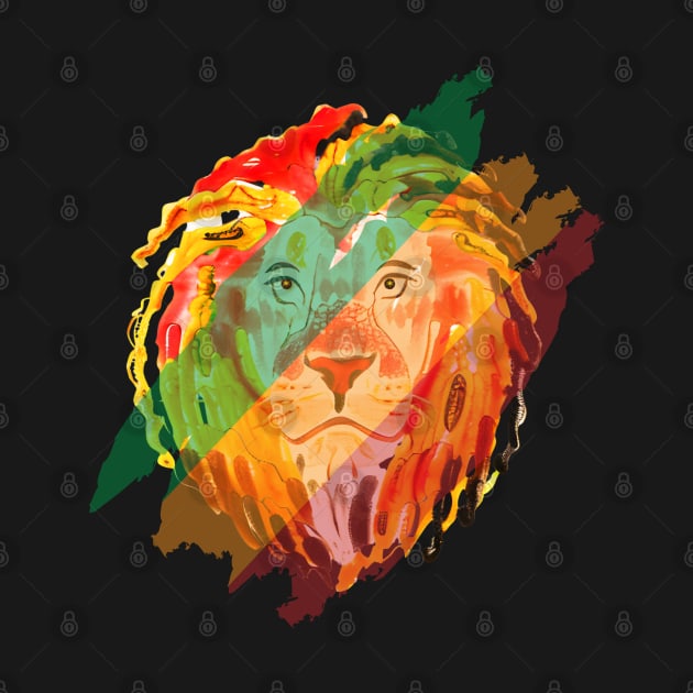 rasta lion by Love My..