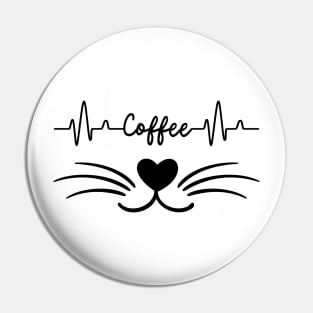 Coffee cat Pin