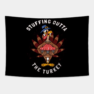 Stuffing Outta The Turkey Tapestry