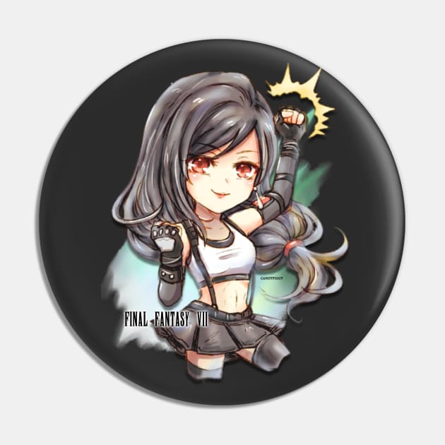 Final Fantasy 7 Remake Tifa Lockhart Pin by candypiggy