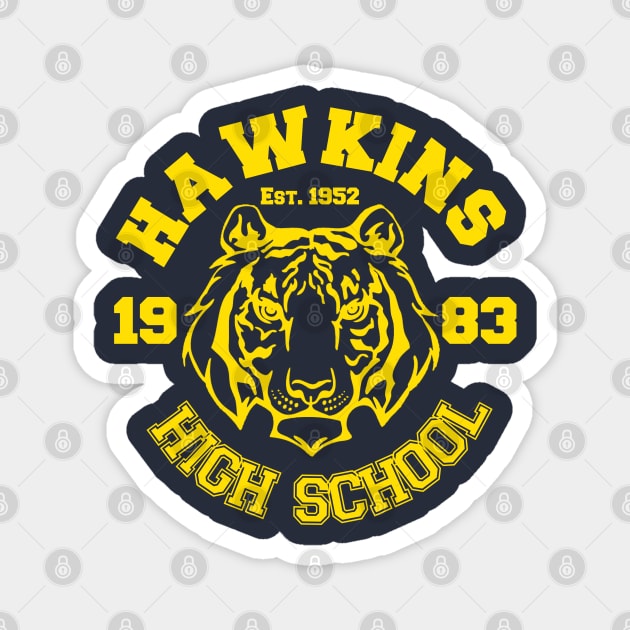 Hawkins High School Magnet by inkandespresso7