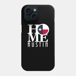 HOME Austin (White Ink) Phone Case