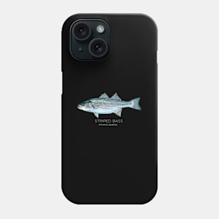 Scientific Striped Bass For Surf Striper Fisher Phone Case