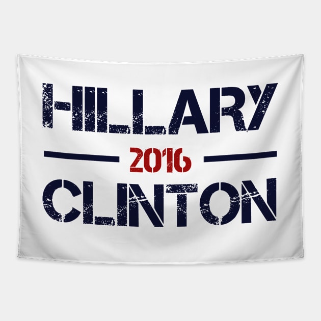 Hillary Clinton 2016 Tapestry by ESDesign