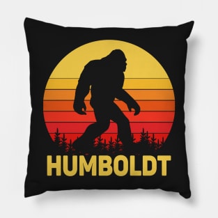 Humboldt County Bigfoot Merch, Design California Sasquatch Pillow