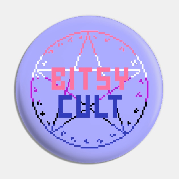 Genderfluid Bitsy Cult Pin by le_onionboi