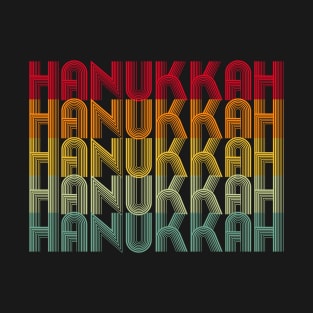 Hanukkah Menorah Lights Family Love Novelty T-Shirt