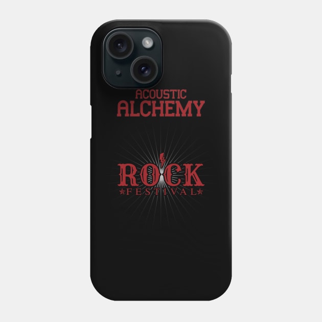 Acoustic Alchemy Red Dust & Spanish Lace Phone Case by okefandi