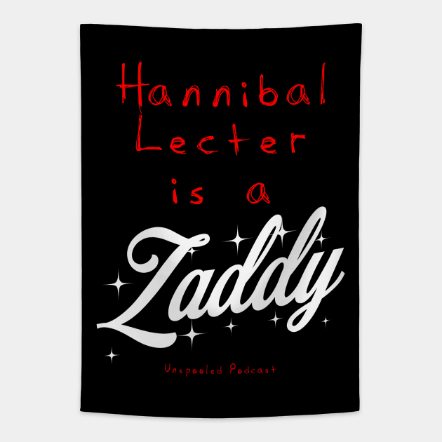 Hannibal Lecter is a Zaddy Tapestry by Unspooled