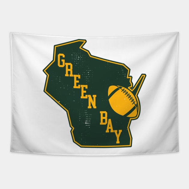 Green Bay Football Tapestry by darklordpug