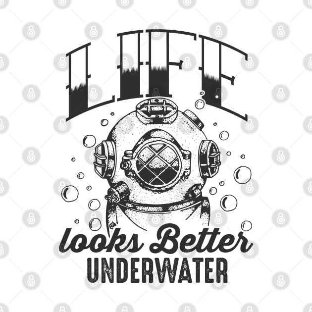 Life Looks Better Underwater by monolusi