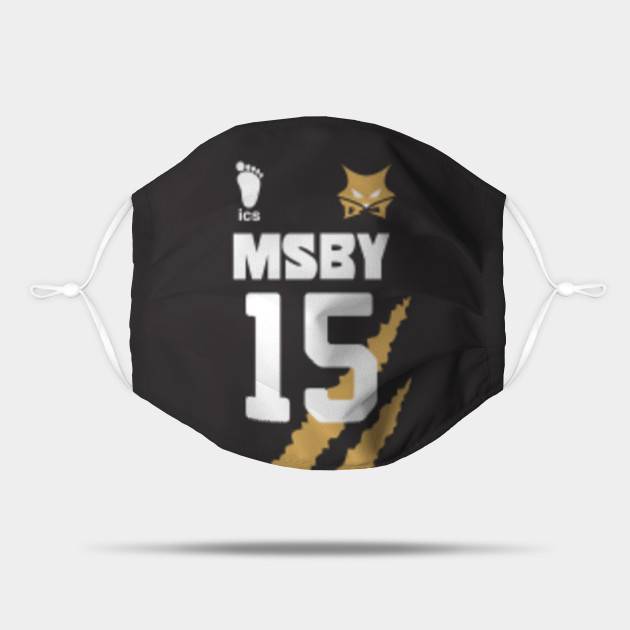 Kiyoomi Sakusa Jersey Number 15 Msby Black Jackals Haikyuu Jersey Team Uniform Haikyuu Jersey Mask Teepublic