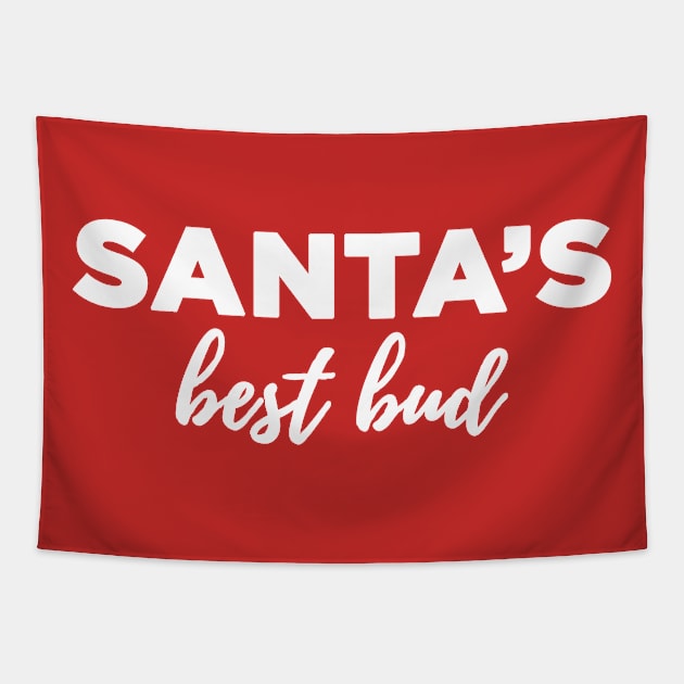 Santa's Best Bud Tapestry by Gorskiy