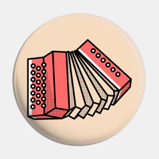 Fun Retro Accordion Drawing Pin