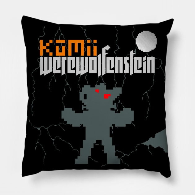 Kumii - Werewolfenstein Pillow by blackcheetah