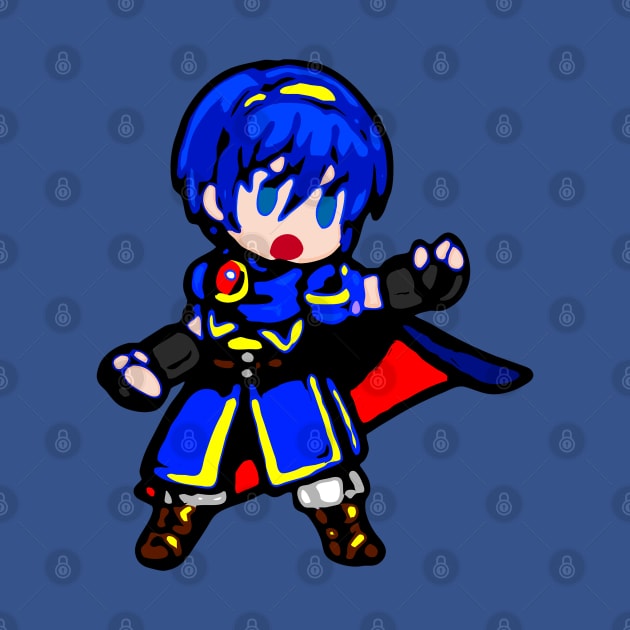 Marth (Fire Emblem Shadow Dragon) by hidexmian